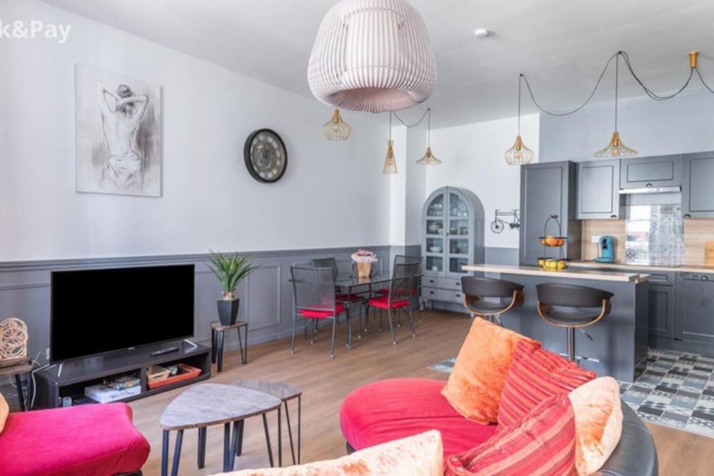 Cauquilha Spacieux Appartement Bourgeois En Centre Ville Beziers Luaran gambar